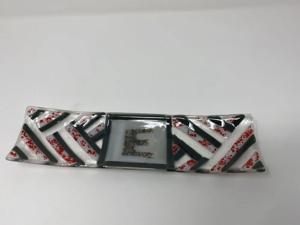Indy fused glass image
