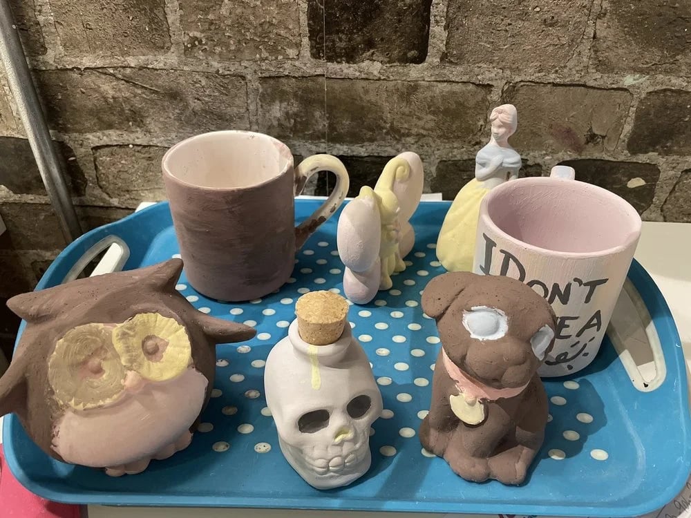 Clay & Cupcakes A Sweet Place To Paint Pottery image
