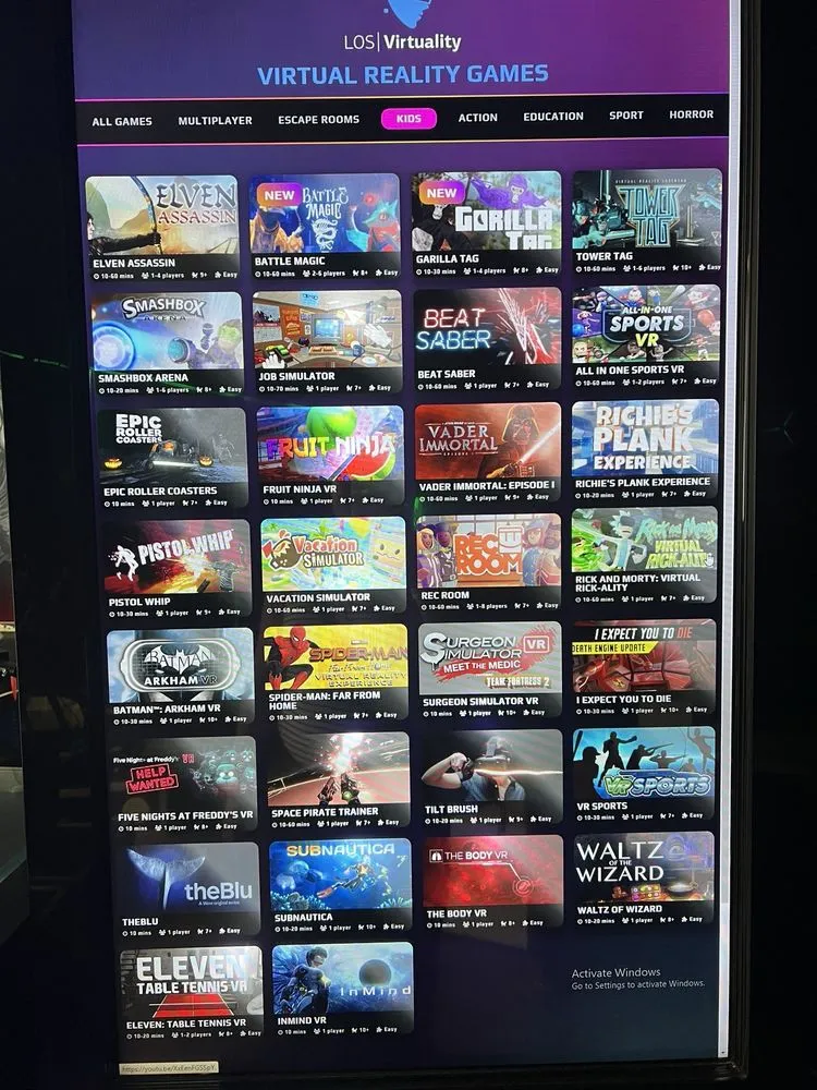 Los Virtuality - Virtual Reality Gaming Center image