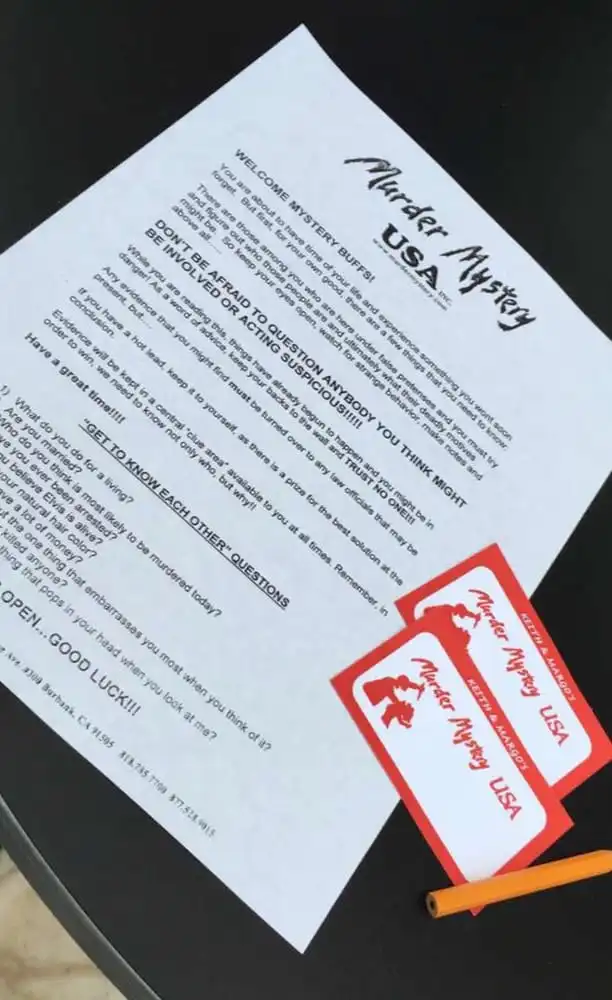 Keith & Margo's Murder Mystery image
