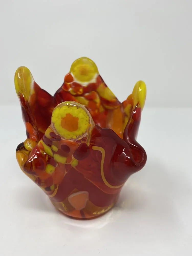 Indy fused glass image