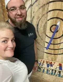 Twisted Axes Throw House Moore