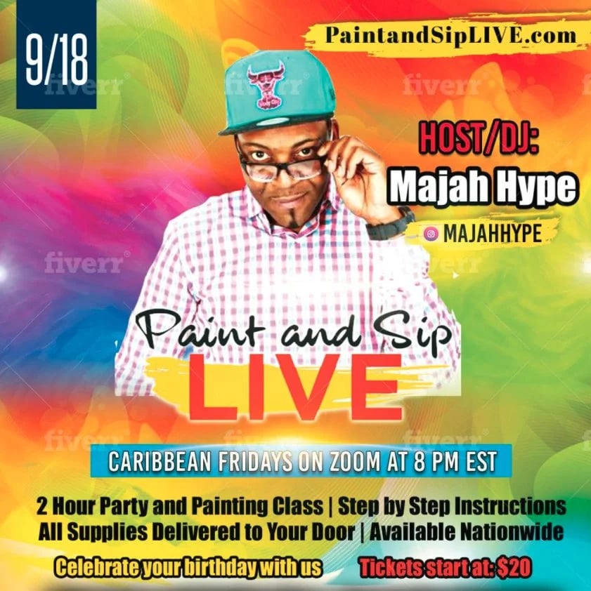 Paint and Sip LIVE image