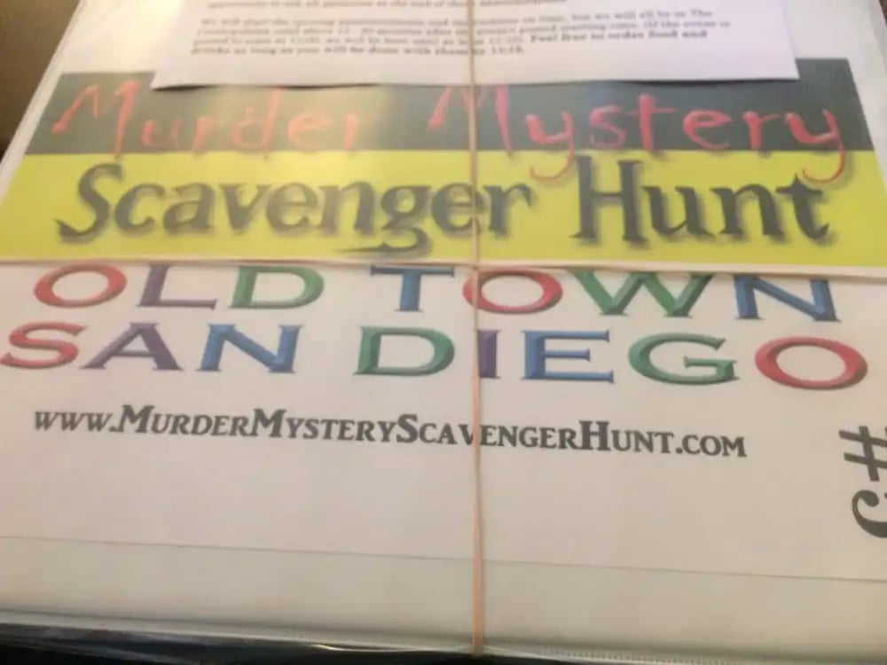 Murder Mystery Scavenger Hunt image