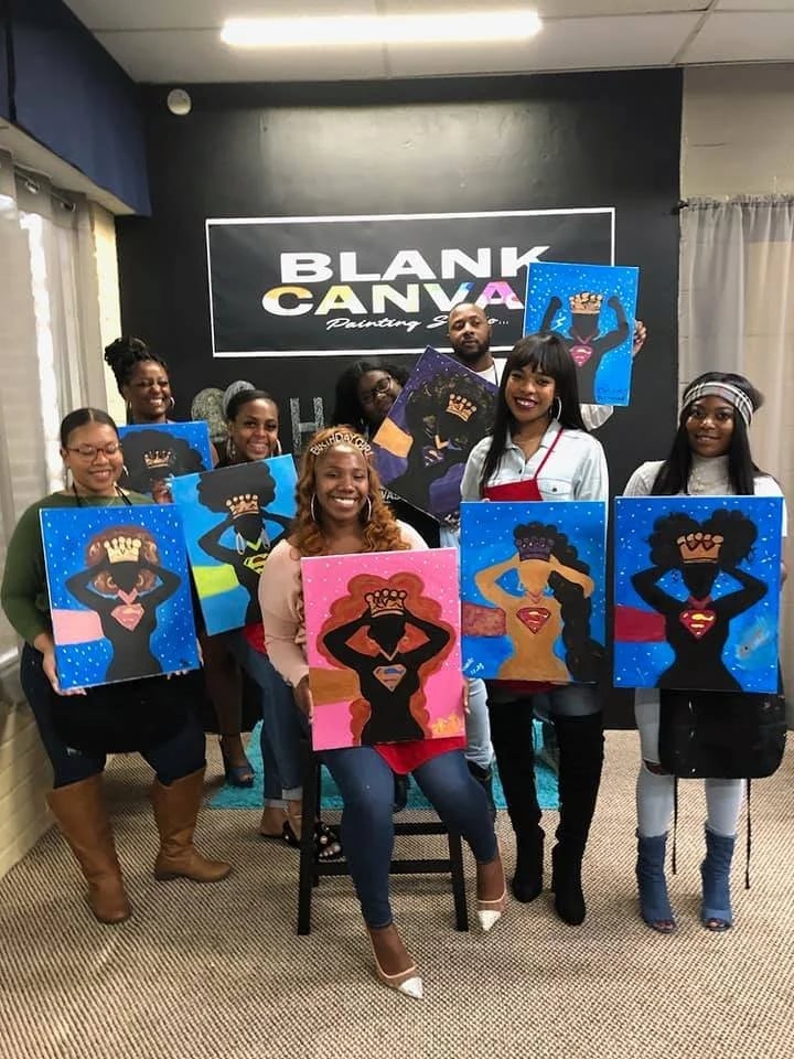 Blank Canvas Painting Studio image