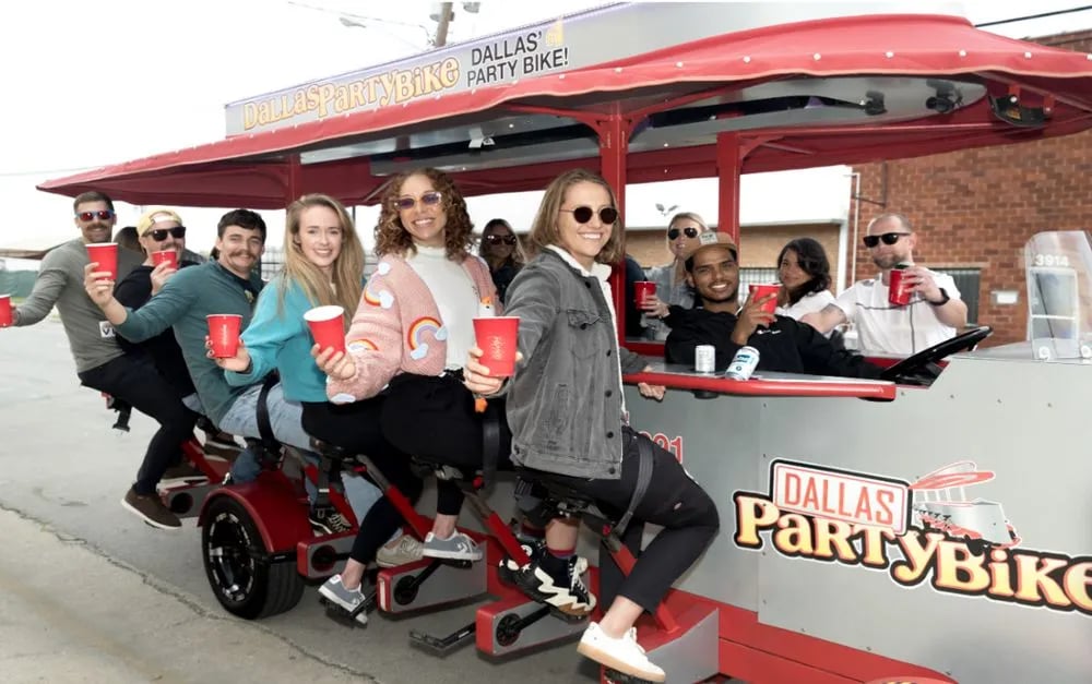 Dallas Party Bike image
