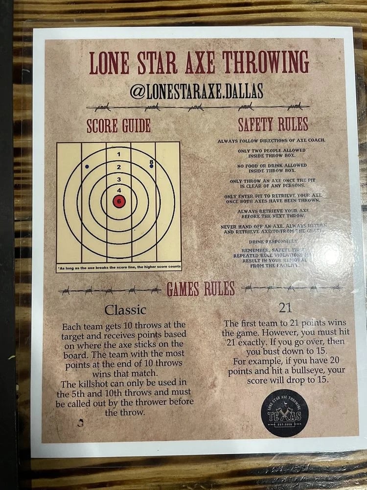 Lone Star Axe Throwing image