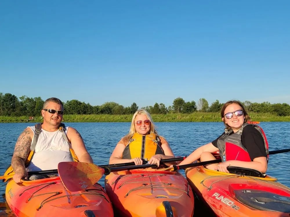 Kayak On A River image