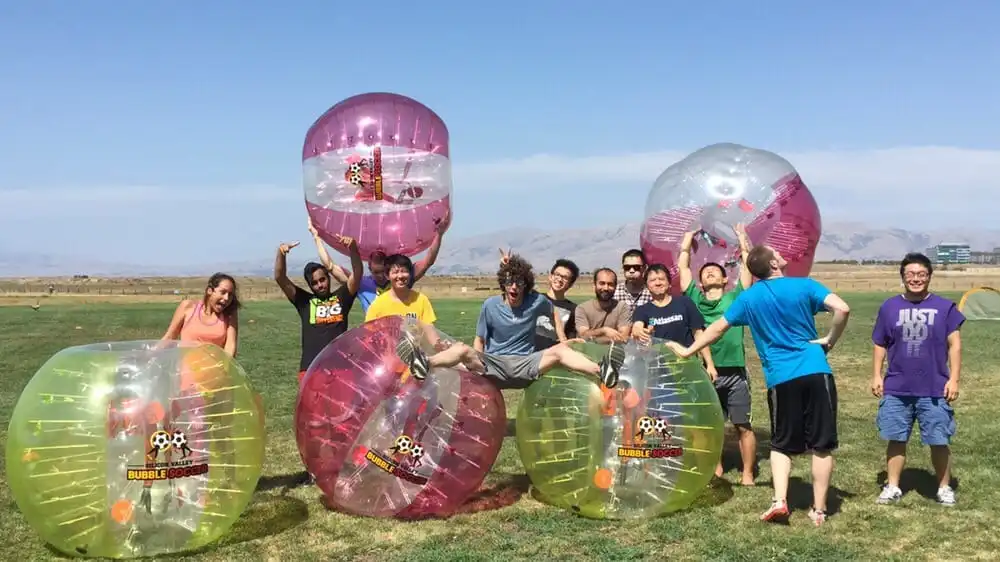 Silicon Valley Bubble Soccer image