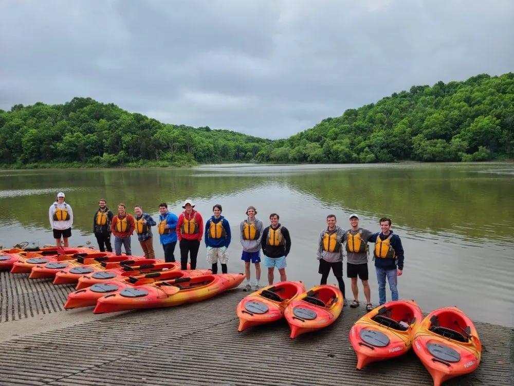 Kayak On A River image