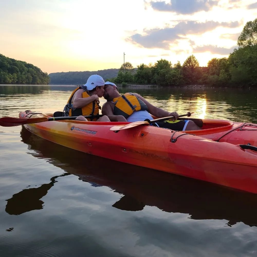 Kayak On A River image
