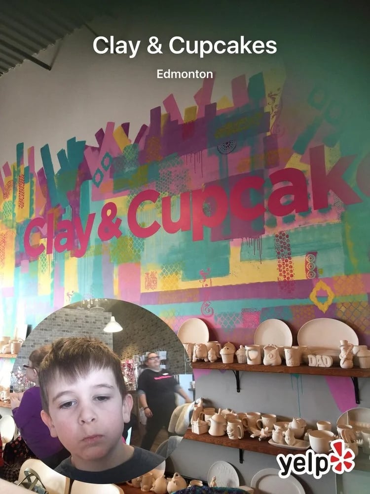 Clay & Cupcakes A Sweet Place To Paint Pottery image