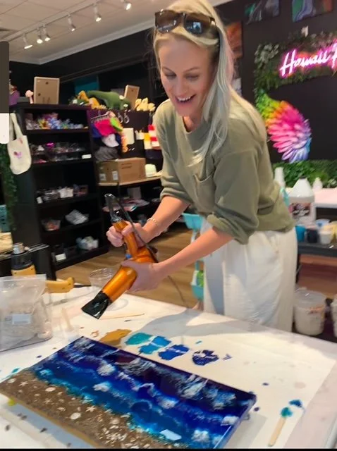 Hawaii Fluid Art image
