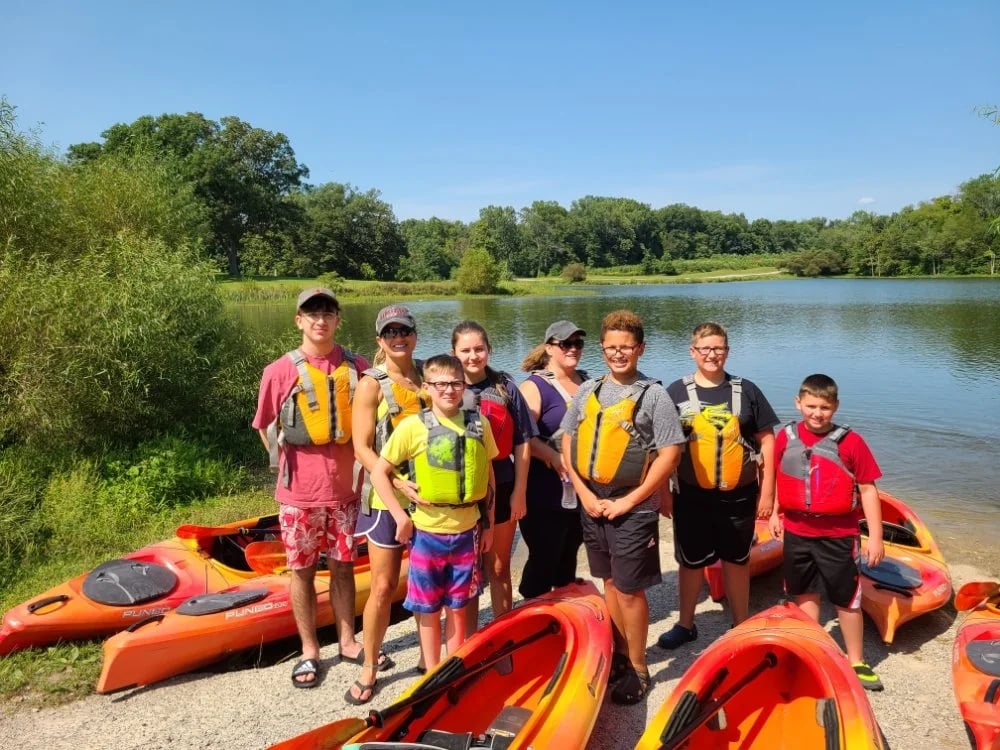 Kayak On A River image