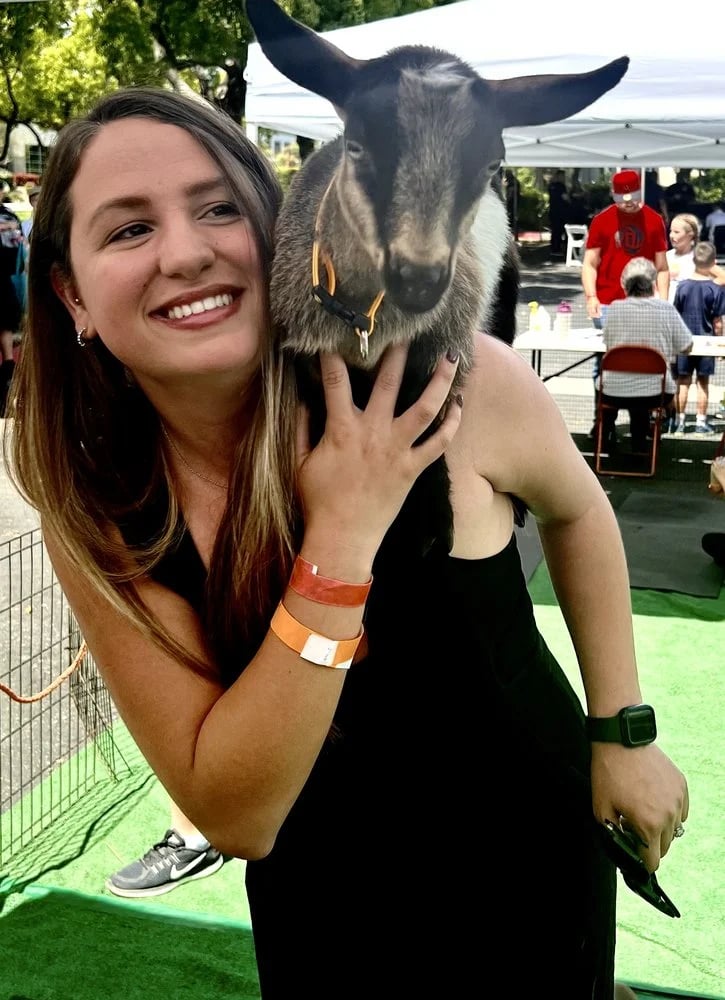 Hello Critter Goat Yoga image