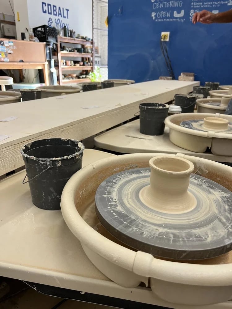 Cobalt And Clay Ceramic Studio image
