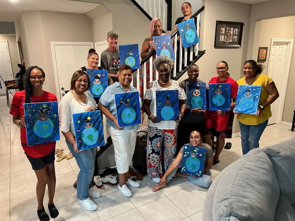 The Jackson Family Painting image