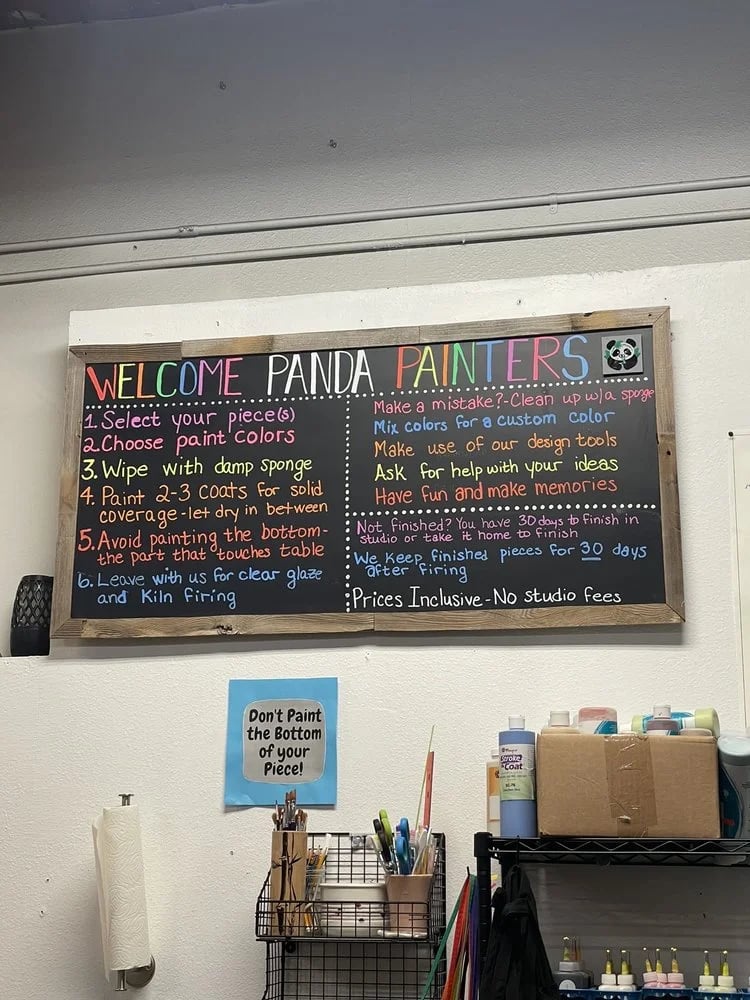 The Painting Panda Pottery Studio image