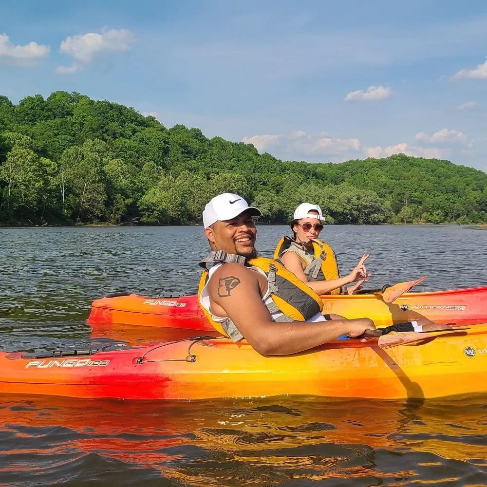 Kayak On A River image