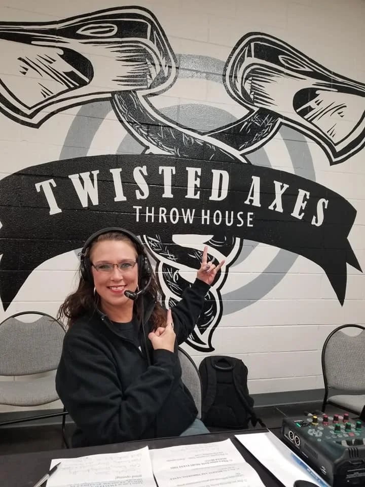 Twisted Axes Throw House Moore image