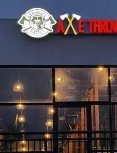Athena's Battle Axe Throwing