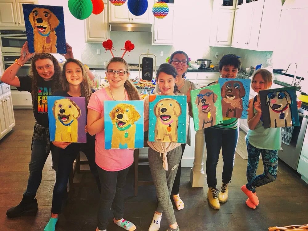 VanGo Girl Paint Parties image