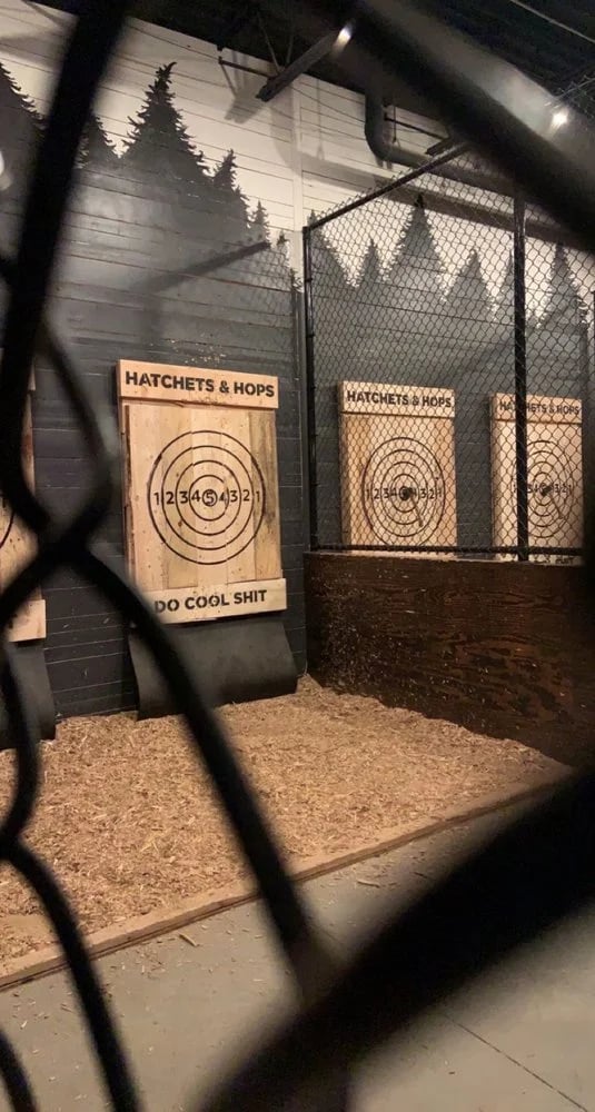 Hatchets & Hops - Black Rock Axe Throwing image