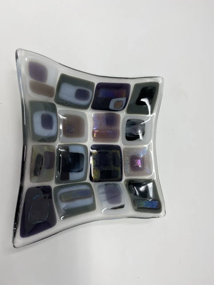 Indy fused glass image