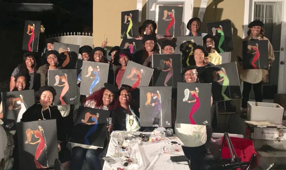 Paint Pour N Party image