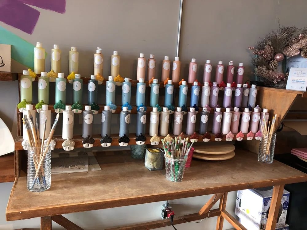 Clay & Cupcakes A Sweet Place To Paint Pottery image