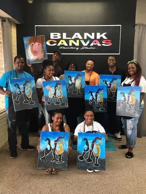 Blank Canvas Painting Studio image