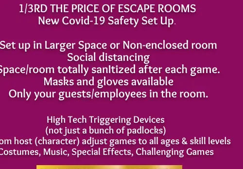 Escape Rooms Come 2 U image