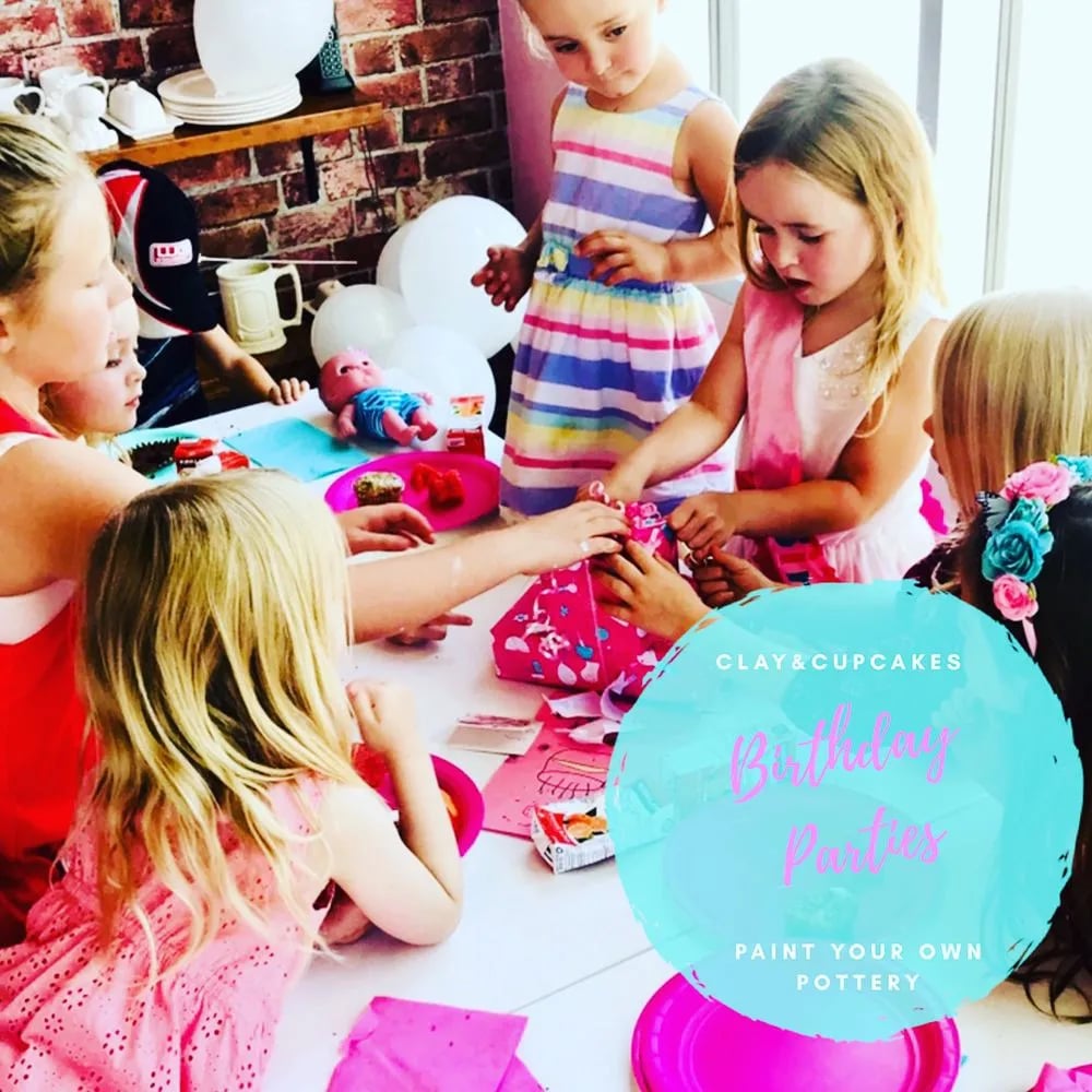 Clay & Cupcakes A Sweet Place To Paint Pottery image