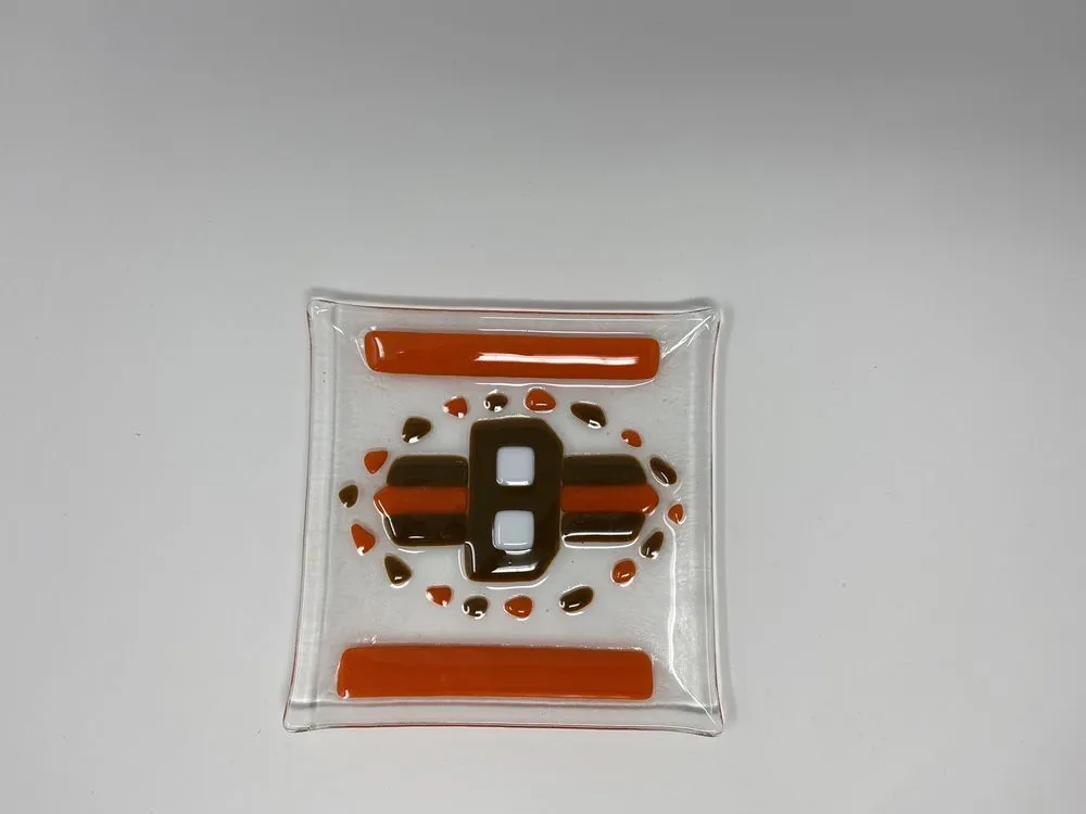 Indy fused glass image