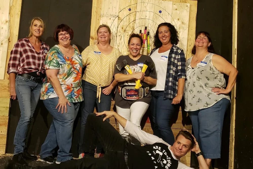 Axe Throwing Tampa image