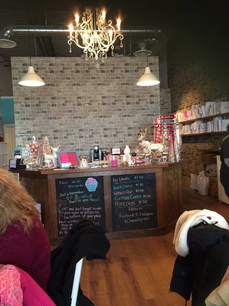 Clay & Cupcakes A Sweet Place To Paint Pottery image