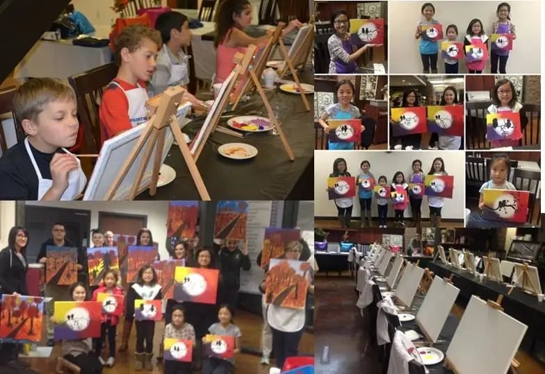 Art Painting Class & Wine Parties By Pouneh image
