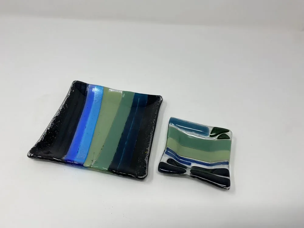 Indy fused glass image