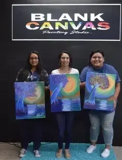 Blank Canvas Painting Studio