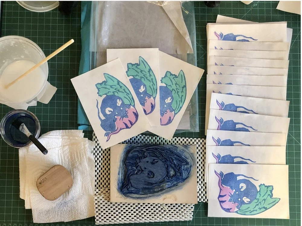 Block Paper Print image