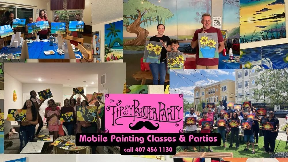 The Tipsy Painter Party image