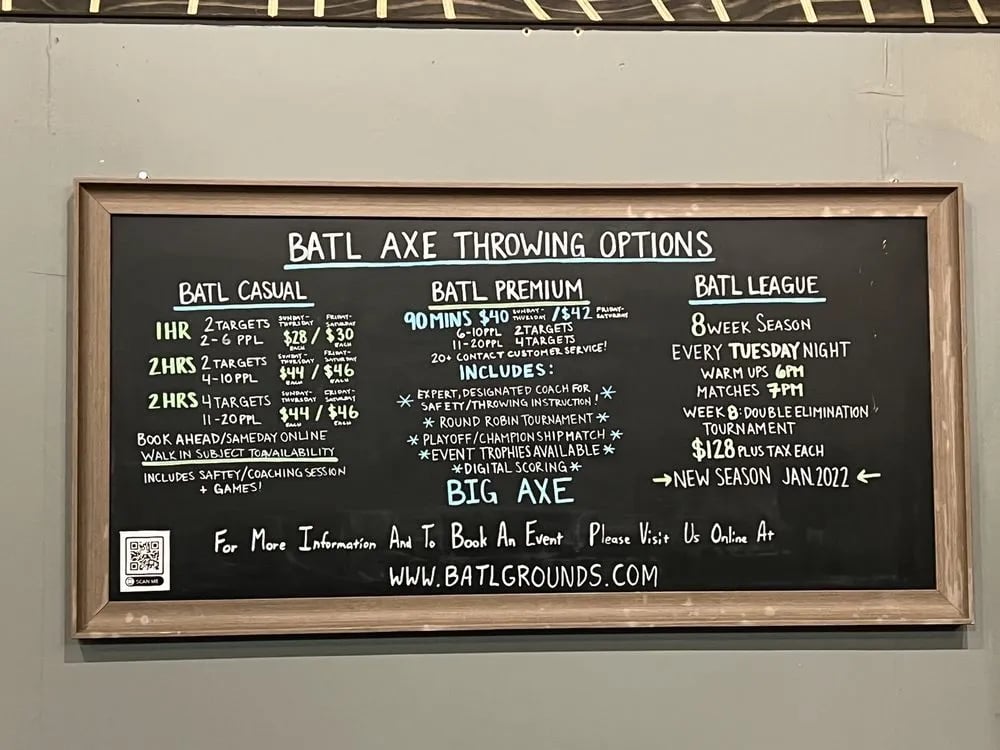BATL Axe Throwing image