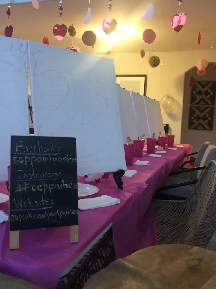 Cup, Cakes and Paint Parties image