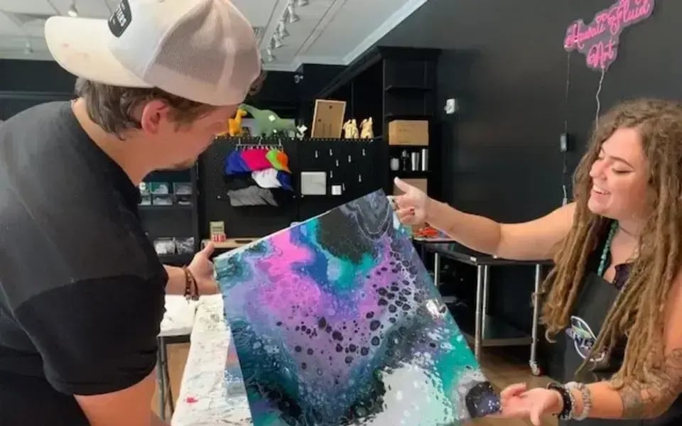 Hawaii Fluid Art