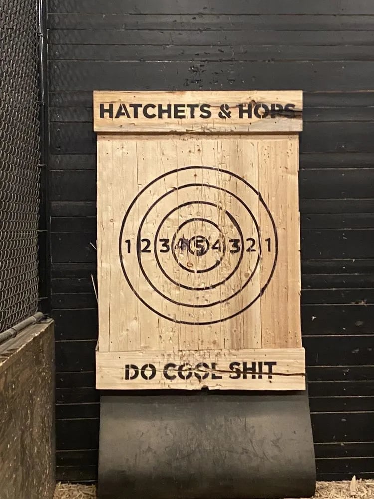Hatchets & Hops - Black Rock Axe Throwing image