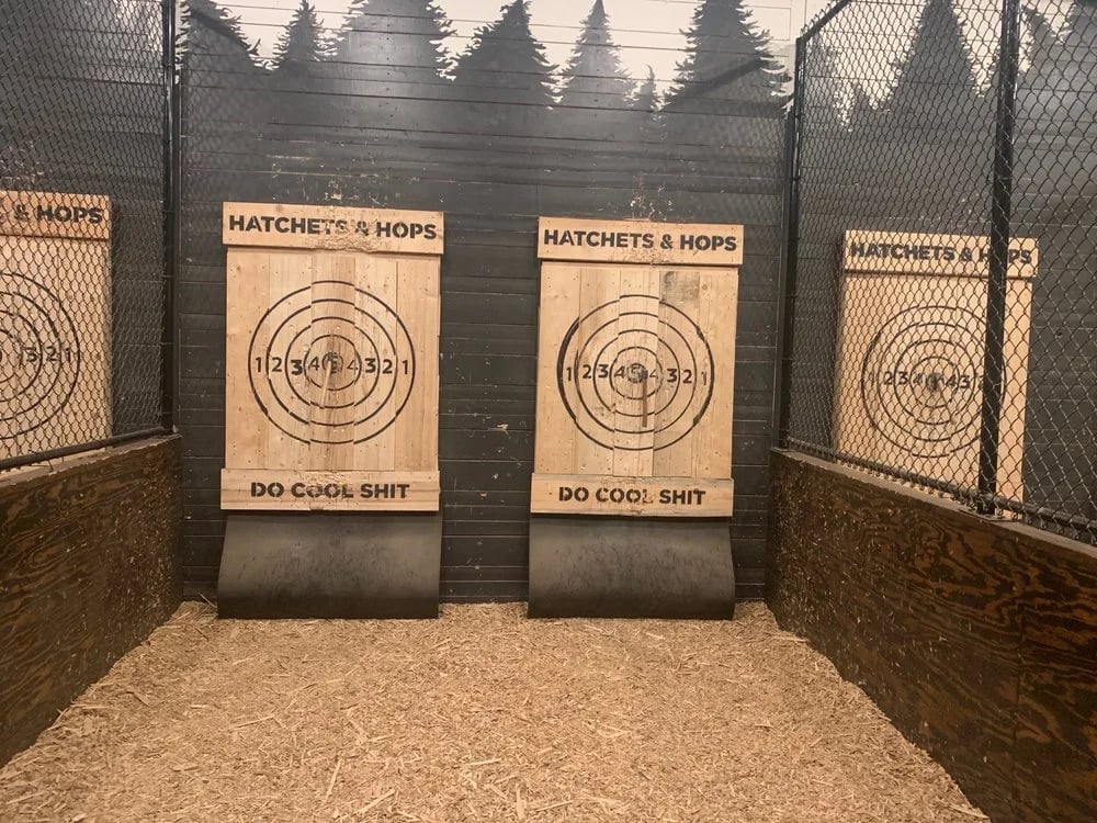 Hatchets & Hops - Black Rock Axe Throwing image