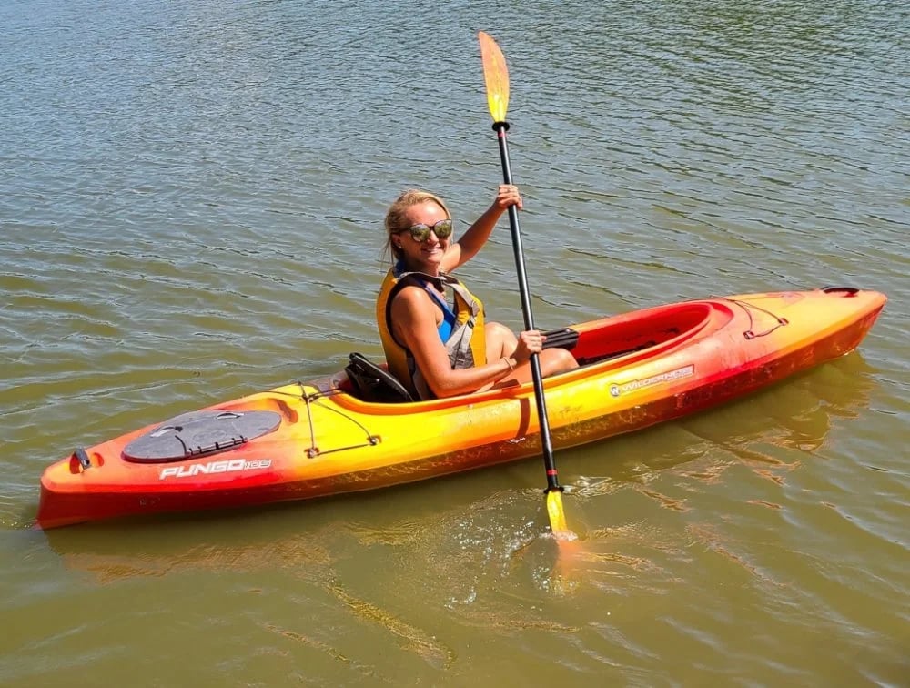 Kayak On A River image